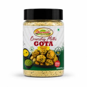 250g. Crunchy Methi Gota Premix Jar Pack
