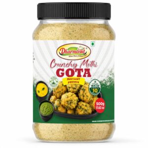 500g.Crunchy Methi Gota Premix Jar Pack