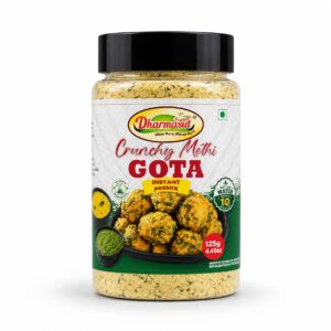 125g.Crunchy Methi Gota Premix Jar pack