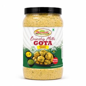 1kg.Crunchy Methi Gota Premix Jar Pack
