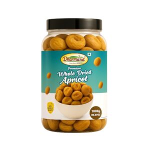 1kg.Premium Whole Dried Apricot Jar Pack